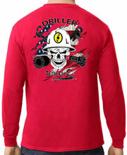 Load image into Gallery viewer, Driller to the Core™ shirt Underground Driller Shredded flag
