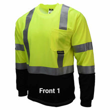 Load image into Gallery viewer, Driller to the Core™ Radians Safety Shirt with Reflective Skull Black Bottom/Sleeve
