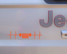 Load image into Gallery viewer, Heartbeat of the Jeep decal
