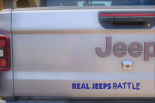 Load image into Gallery viewer, Real Jeeps Rattle Decal
