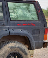 Load image into Gallery viewer, Real Jeeps Rattle Decal
