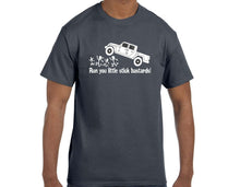 Load image into Gallery viewer, Jeep Gladiator running over stick family shirt
