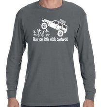 Load image into Gallery viewer, Jeep XJ running over stick figures shirt
