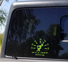 Load image into Gallery viewer, Its a Jeep thing girl speedometer decal
