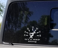 Load image into Gallery viewer, Its a Jeep thing girl speedometer decal
