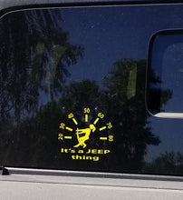 Load image into Gallery viewer, Its a Jeep thing girl speedometer decal
