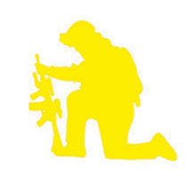 Load image into Gallery viewer, Kneeling Soldier decal
