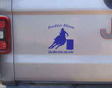 Load image into Gallery viewer, Rodeo Mom barrel racer decal
