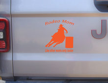 Load image into Gallery viewer, Rodeo Mom barrel racer decal
