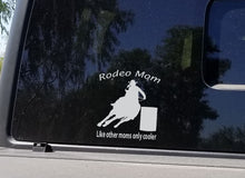 Load image into Gallery viewer, Rodeo Mom barrel racer decal
